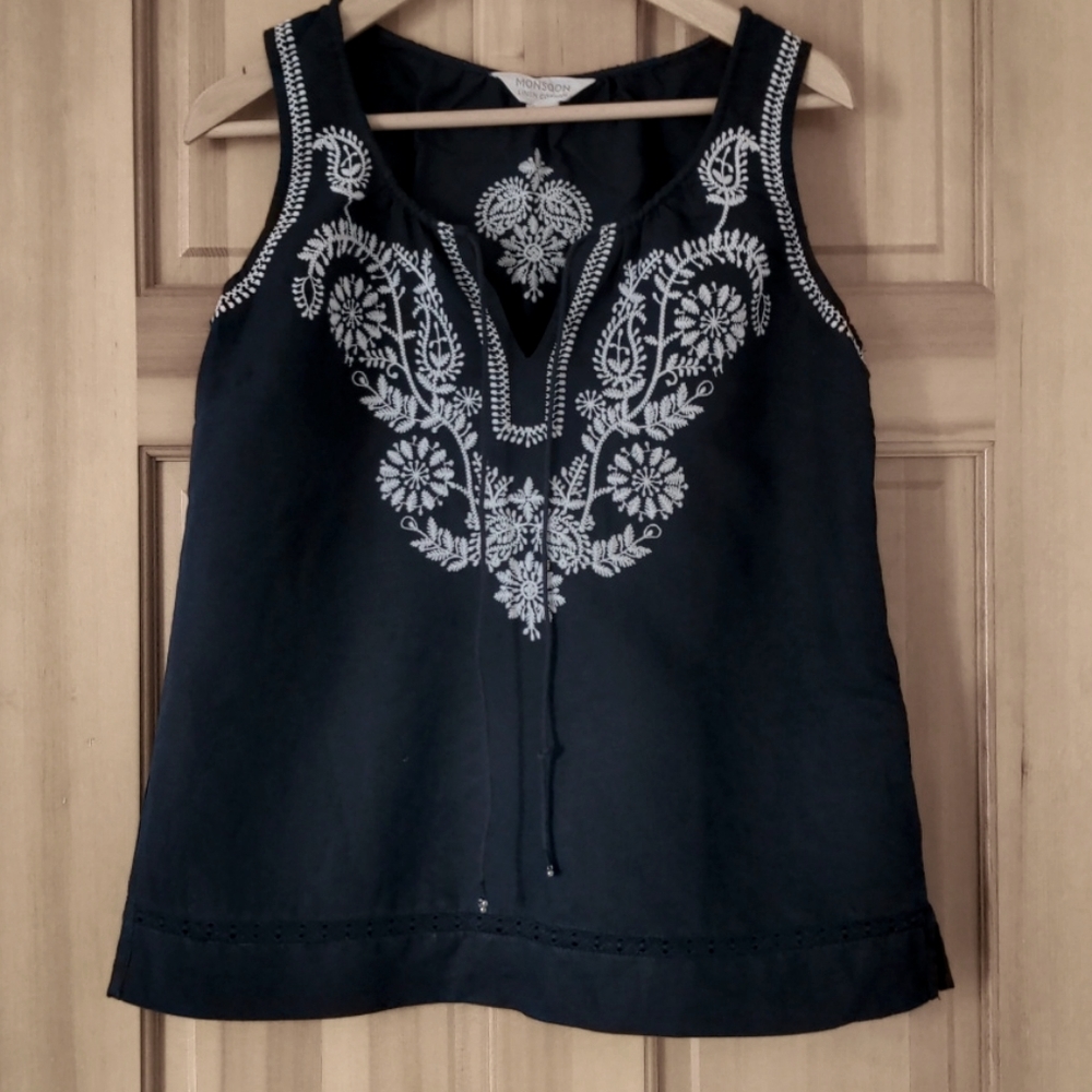 Monsoon linen gypsy top